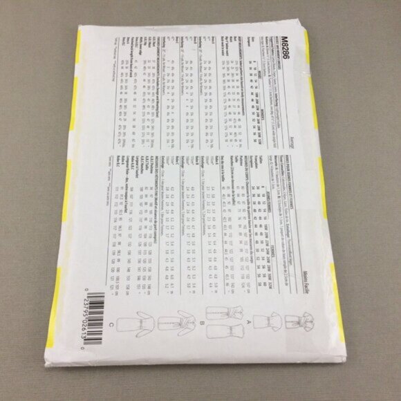 Mccalls 8286  Tie Front Shirtdress Dress Pattern Uncut Sz 18W-24W - Picture 2 of 11